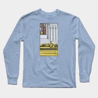 Four of swords (distressed) Long Sleeve T-Shirt